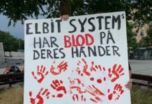 Protest 2. september: Nej til køb af israelske våben – boykot Israel!