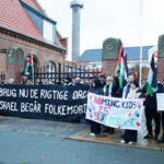 Aktion ved TV2 Odense: Stop støtten til Israel – Israel begår folkemord!