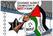 Frihed og uafhængighed for Palæstina!