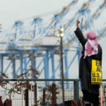 Aktivister i USA blokerede våbentransport til Israel