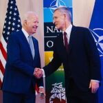 Nej til NATO-landenes militære støtte til Israel Stoltenberg og Biden