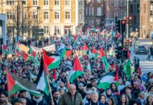 Retssag mod ’terrorstøtte’ – mens SVM-regeringen bakker op om Israels terror