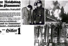 Tyske nazister satte rigsdagen i brand