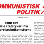 Nyt nummer fra Kommunistisk Politik
