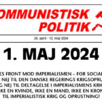 Nyt nummer fra Kommunistisk Politik – 1. maj udtalelser