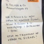 Stop våbentransport til apartheid-Israel!