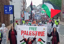 Palæstinademonstration i Odense lørdag den 4. maj 2024