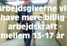 Arbejdsgiverne vil have mere billig arbejdskraft mellem 13 og 17 år