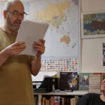 Martsje de Jong og Tomas Dalgaard læste digte op i Oktober Bogbutik i Århus