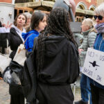 APK på gaden i Odense: NEJ til amerikanske baser!