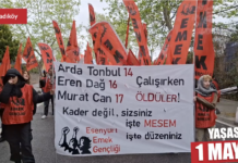 Tyrkiet: Lad os intensivere kampen mod usikkerhed, lave lønninger, udnyttelse, undertrykkelse og krig. Længe leve 1. maj!