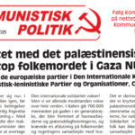 Folkemord i Gaza – imperialistisk oprustning i Europa