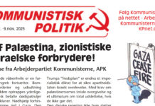 Kamp mod krig, løgn og udbytning – for socialisme og frihed!