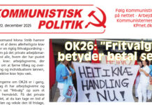 Fra OK26 til Palæstina: Samlet front mod udbytning og imperialisme