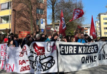 Våbenkapløb og krigsforberedelser i Tyskland tager fart – en stærk fredsbevægelse er nødvendig