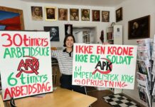 APK’s 1. maj på Den røde plads i Fælledparken: Fælles kamp mod al imperialisme