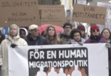 Sverige: Demonstrationer over hele landet mod regeringens klapjagt på indvandrere