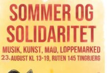 Sommersolidaritet med Palæstina i Tingbjerg 23. august